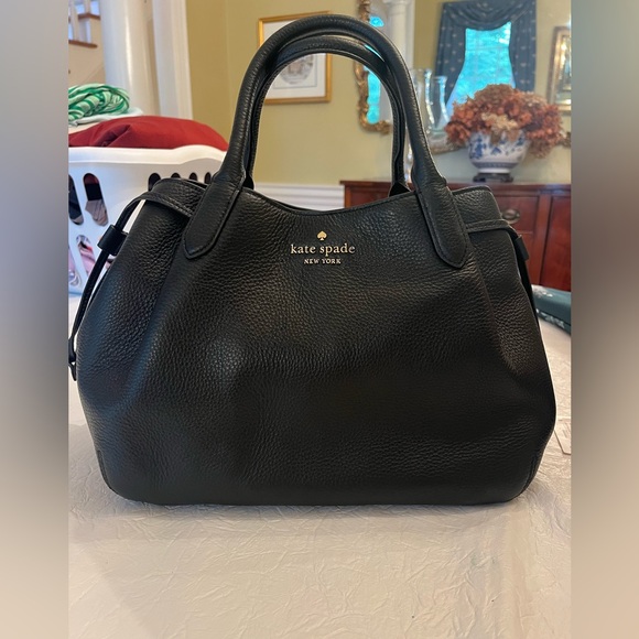 Kate Spade Black leather pocket book - Picture 1 of 11